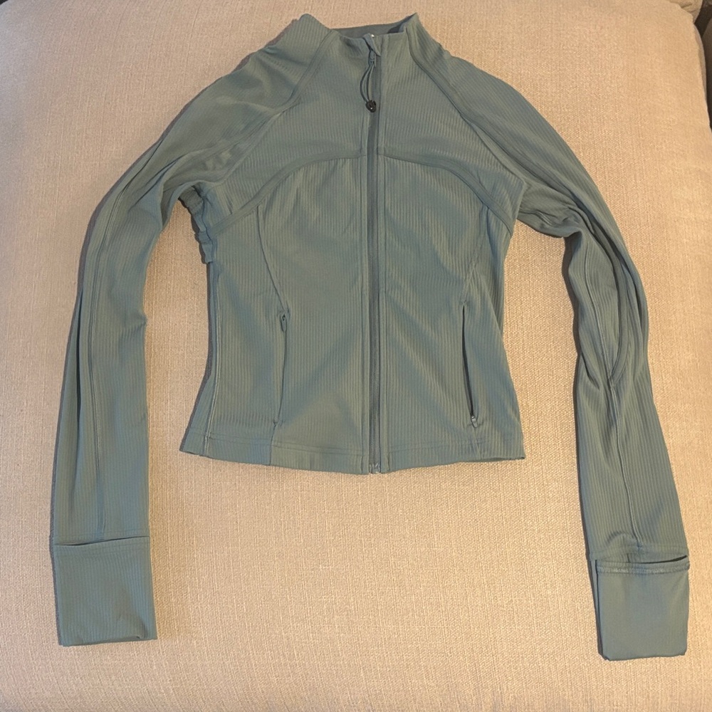 Lululemon Ribbed Green Define Jacket - Picture 2 of 4